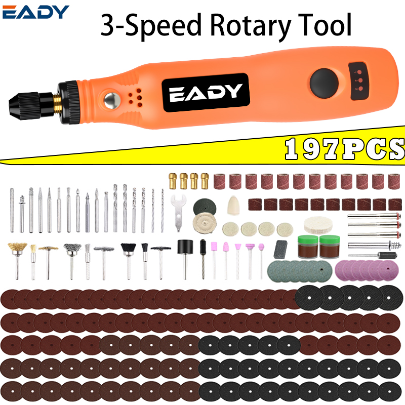 Power Tools Diy - Kit d'outils rotatifs sans fil USB