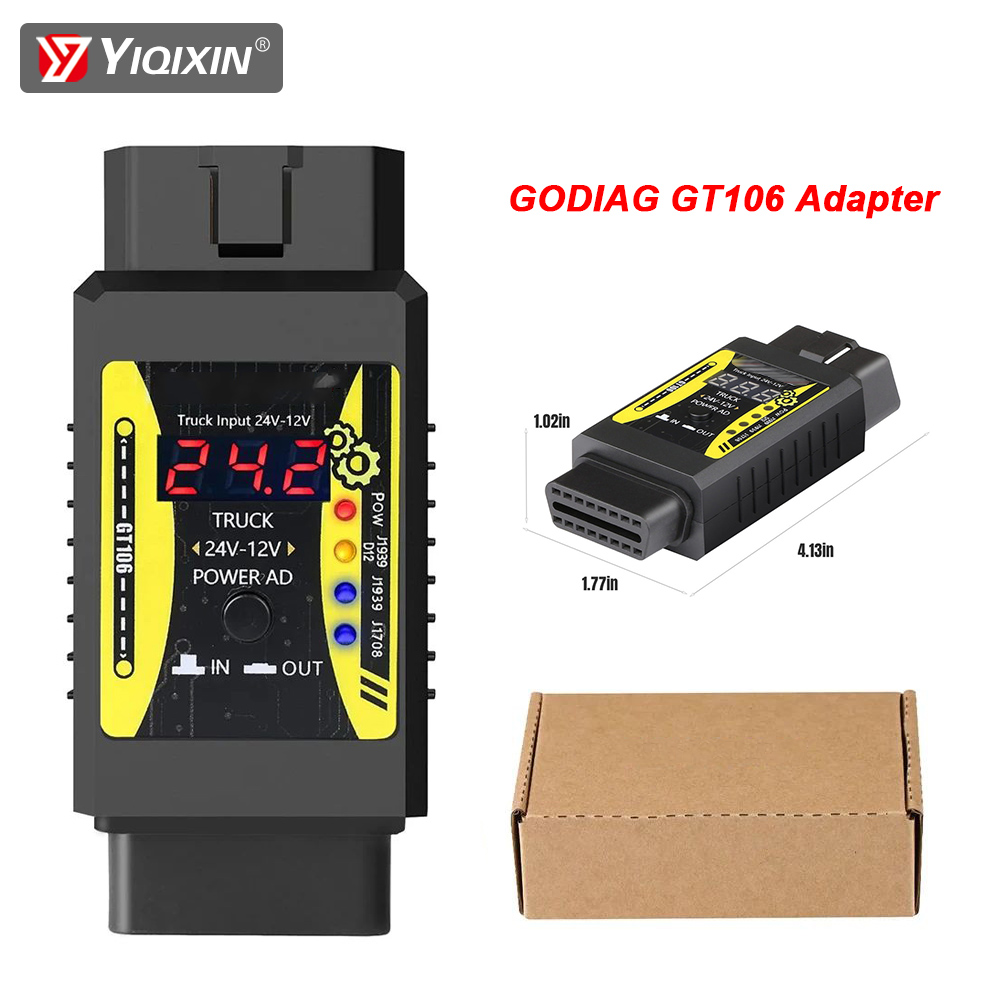 Power Quality Tools - Godiag GT106 Plus adaptateur de camion